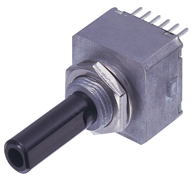 Nidec Components 5V dc 25 ppr Pulse Optical Encoder with a 6 mm Flat Shaft, Through Hole, Wire