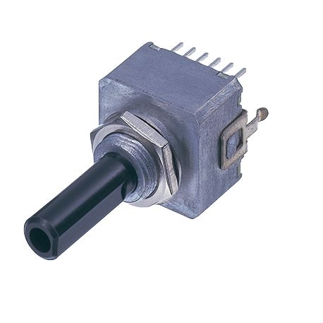 Nidec Components 5V dc 25 ppr Pulse Optical Encoder with a 6 mm Flat Shaft, Snap-in, Pin