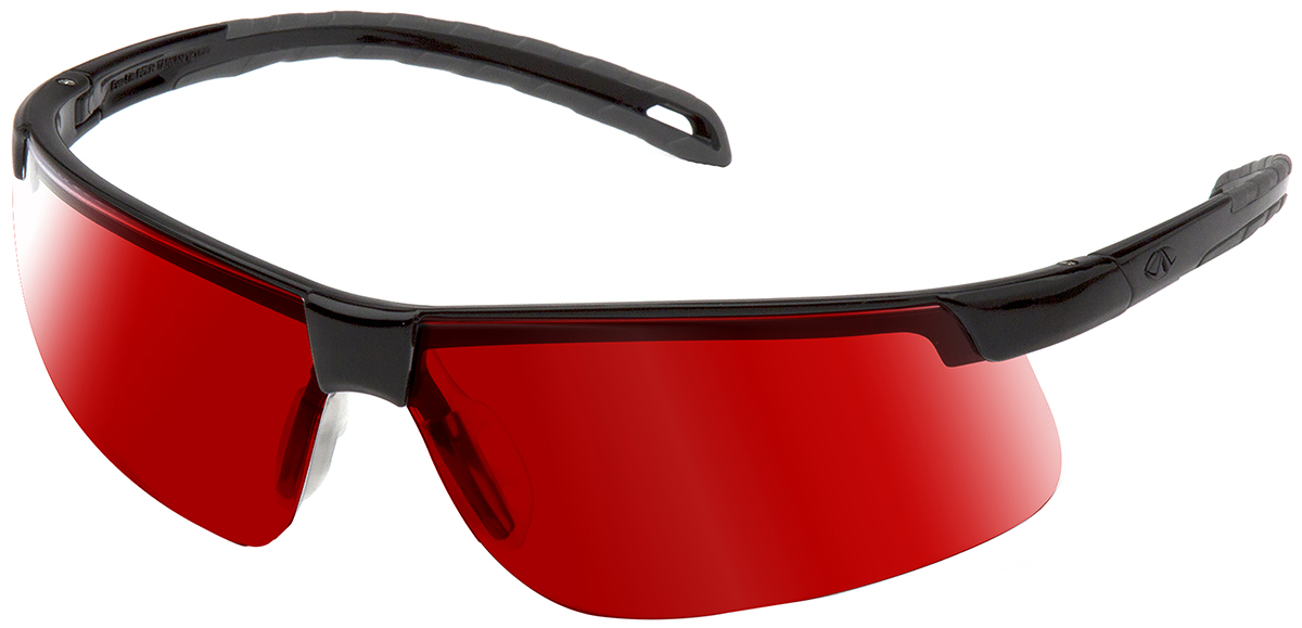 Laser Vision Laser Enhancement Glasses, UV Resistant, Red