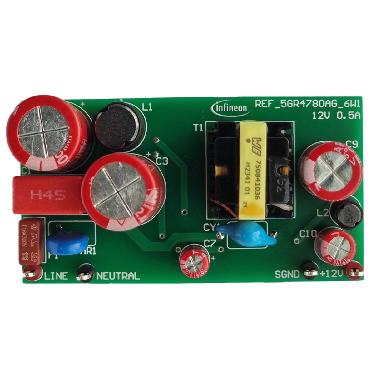 Infineon REF5GR4780AG6W1TOBO1 RF Module 125 kHz 264 V ac