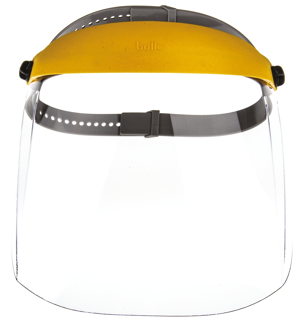 relrsi Bolle Safety Clear Acetate Face Shield, Resistant To Electric Arc Resistant