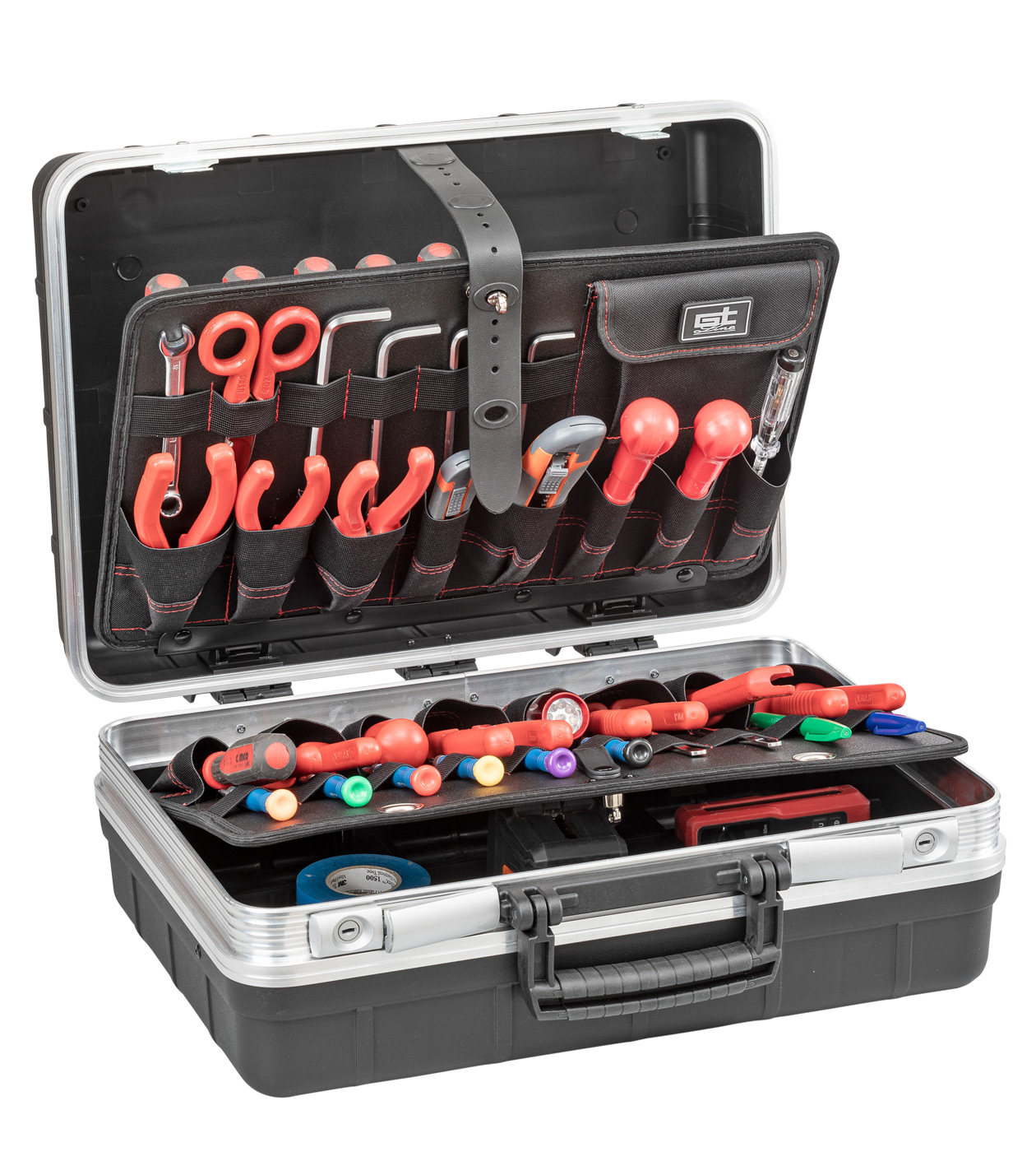 GT Line 2 Drawer Aluminium Tool Case 332 mm 453 mm 190mm