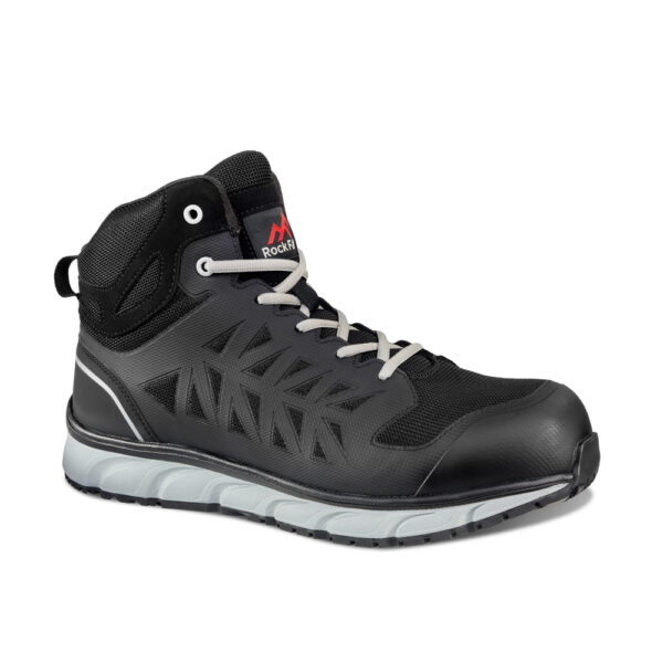 Rockfall RF115 Black Composite Toe Capped Unisex Safety Boots 4, EU 37 EN ISO 20345:2011