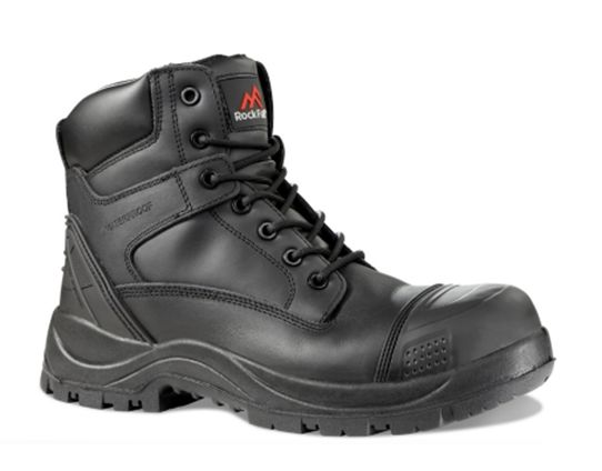 Rockfall RF460 Black Fibreglass Toe Capped Unisex Safety Boots 15, EU 50 EN ISO 20345:2011