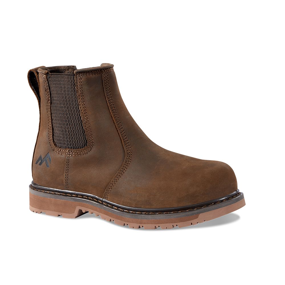 Rockfall RF951 Women's Brown Fibreglass Safety Shoes, UK 8, EU 42