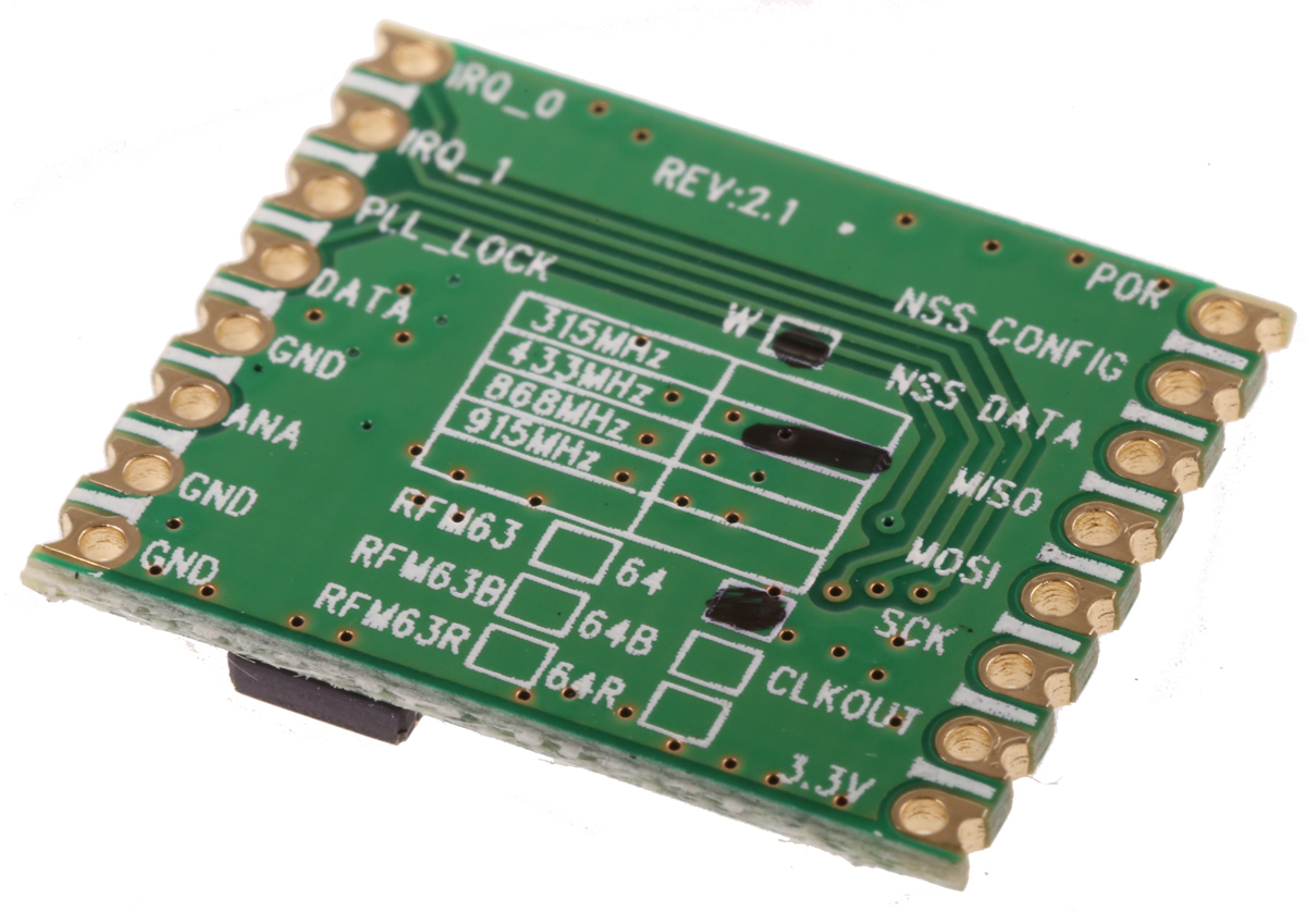 rfm64w-433s2 HopeRF RFM64W-433S2 RF Module FSK, OOK 433 MHz 3.6 V