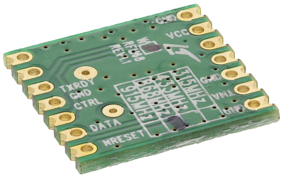HopeRF RFM68W-868-S2 RF Module FSK, OOK 868 MHz 3.6 V