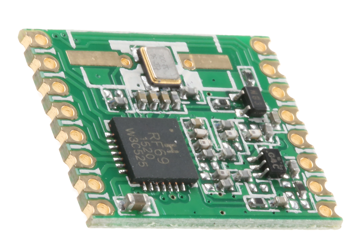 HopeRF RFM69HW-868-S2 RF Module FSK, OOK, GMSK, MSK, GFSK 868 MHz 3.6 V