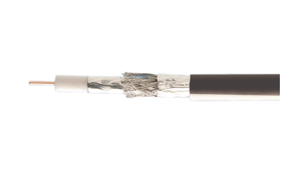 Tasker RG Series, 100 m, RG59 Coaxial Coaxial Cable 75 Ω, Black