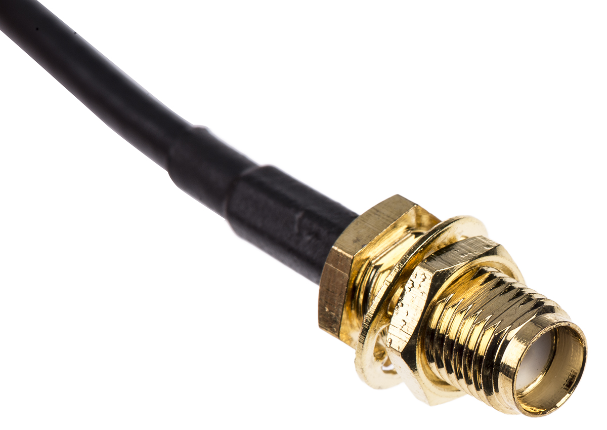 rg174-150mm LPRS RG174 Series Coaxial Cable Male SMA to Female SMA, 167 mm 50 Ω