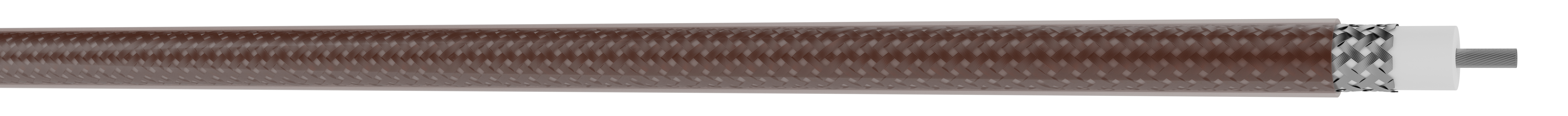 AXINDUS, 100 m, RG179 Coaxial Coaxial Cable 75 Ω, Brown, Unterminated