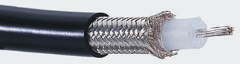 Bedea RG-Kabel Series, 20 m, RG214/U Coaxial Coaxial Cable 50 Ω, Black, Unterminated