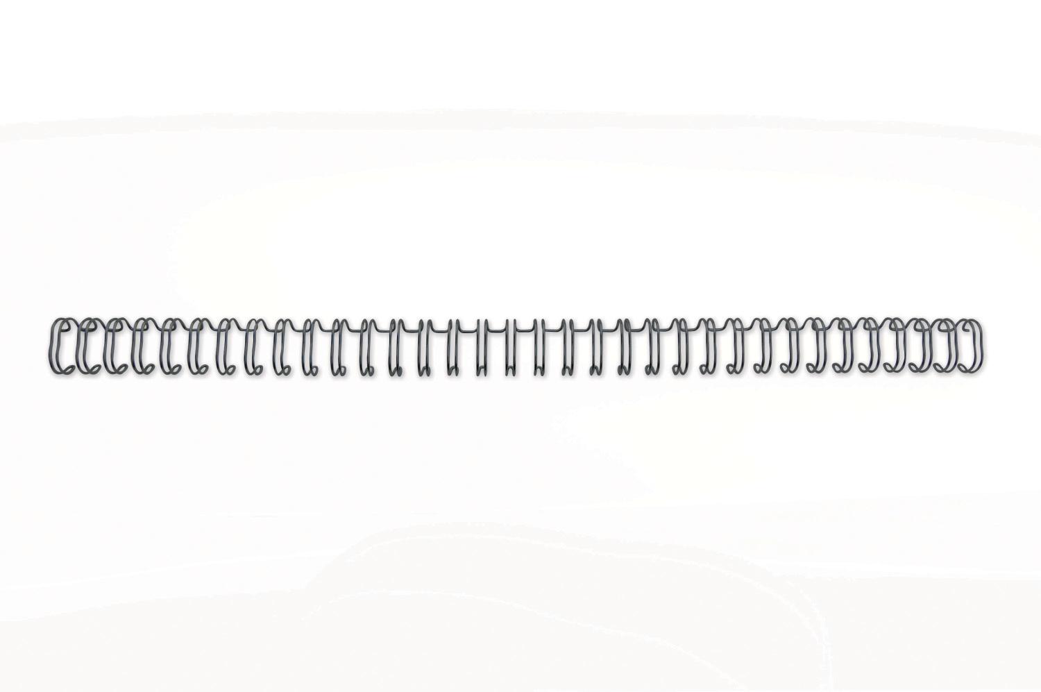 GBC Black A4 Binding Comb, 6 mm Diameter