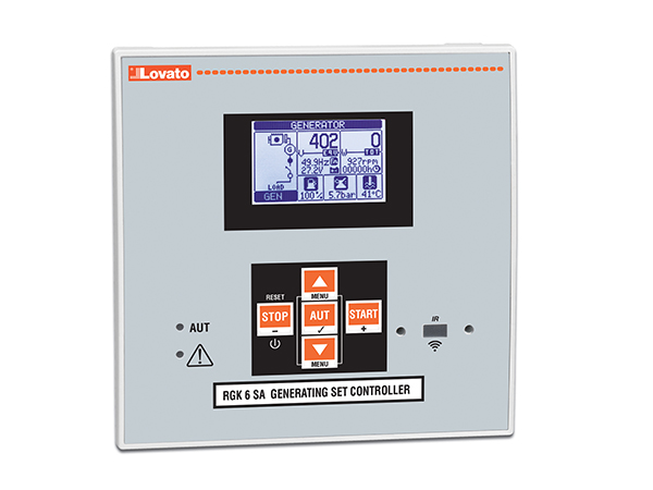 Lovato Graphic LCD Digital Panel Multifunction Meter for TRMS Voltage, TRMS Current, Frequency,  144 mm  x 144 mm