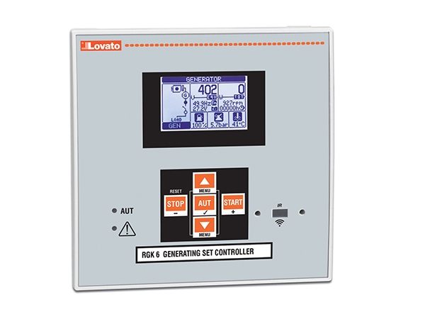 Lovato RGK610 LCD Digital Panel Multifunction Meter for TRMS Voltage, Frequency, TRMS Current,  144 mm  x 144 mm