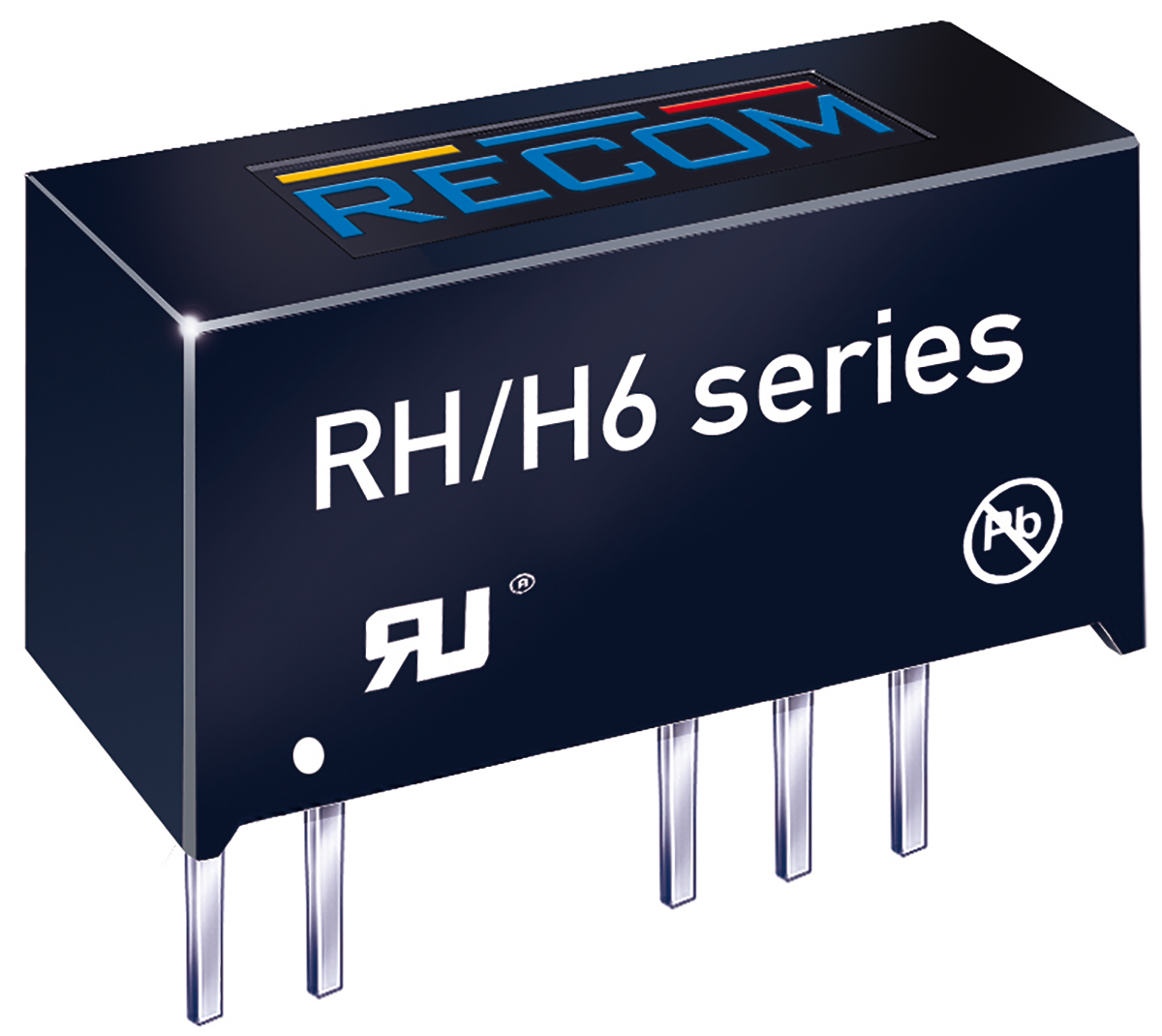 Recom RH DC/DC Converter, 12V, -12 V/ 42 mA, 5.5V dc Input, 4.5V dc Input 1 W, Through Hole, 90 °C Max Temp -40 °C Min