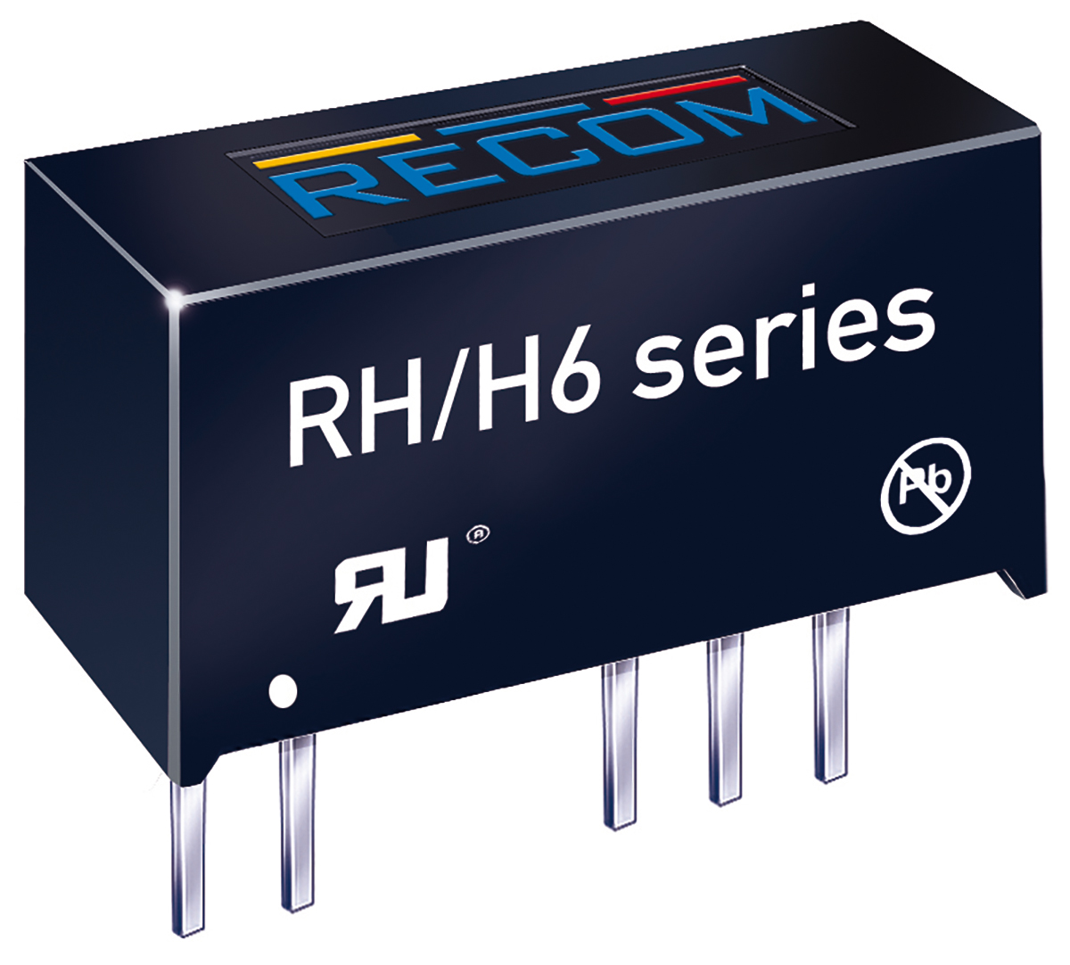 Recom RH DC/DC Converter, 15V dc/ 33 mA, 5V dc Input, 4.5V dc Input 1 W, Through Hole, 90 °C Max Temp -40 °C Min Temp,