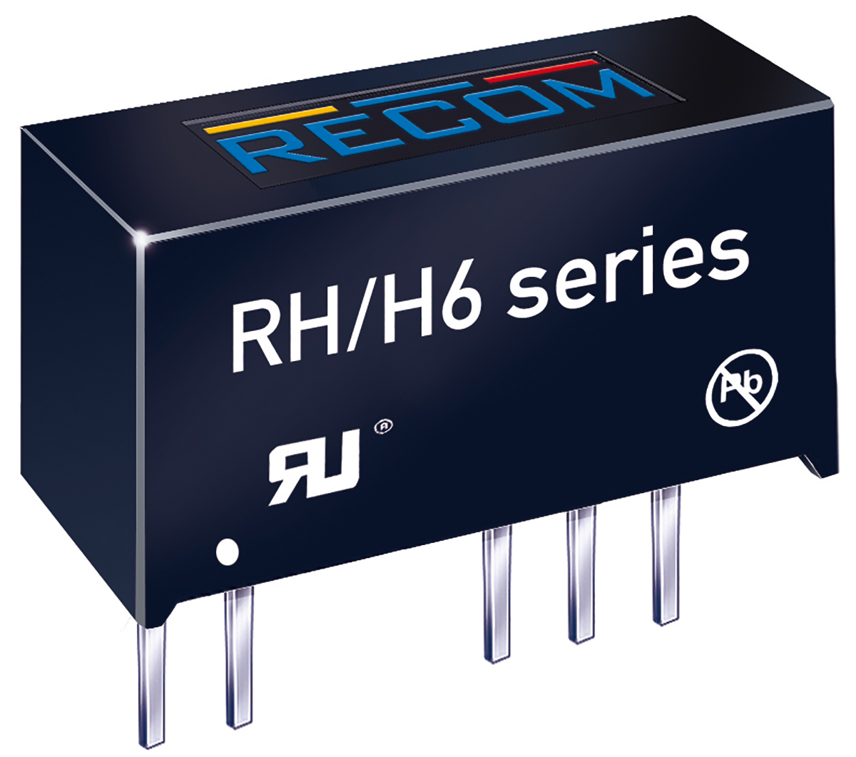 Recom RH DC/DC Converter, 15V dc/ 33 mA, 24V dc Input, 21.6V dc Input 1 W, Through Hole, 90 °C Max Temp -40 °C Min Temp,