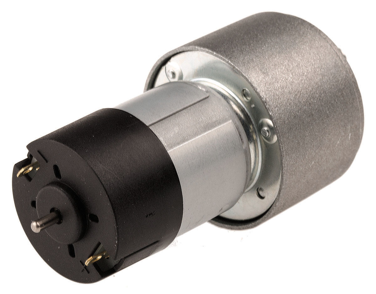 Micromotors Geared DC Geared Motor, 8 W, 12V dc, 1 Nm, 66rpm, 6 mm Shaft Diameter