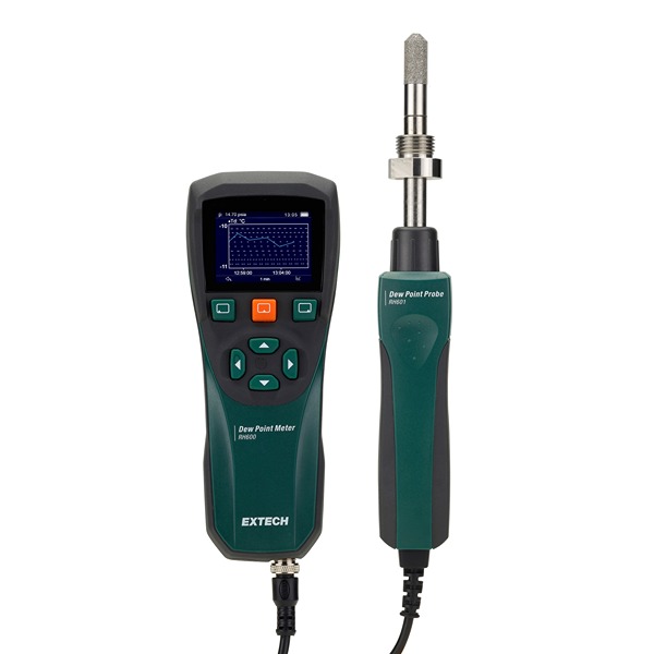 Extech RH600 Moisture Meter, ±0.54°F Accuracy, Graphic Colour Display, Battery-Powered