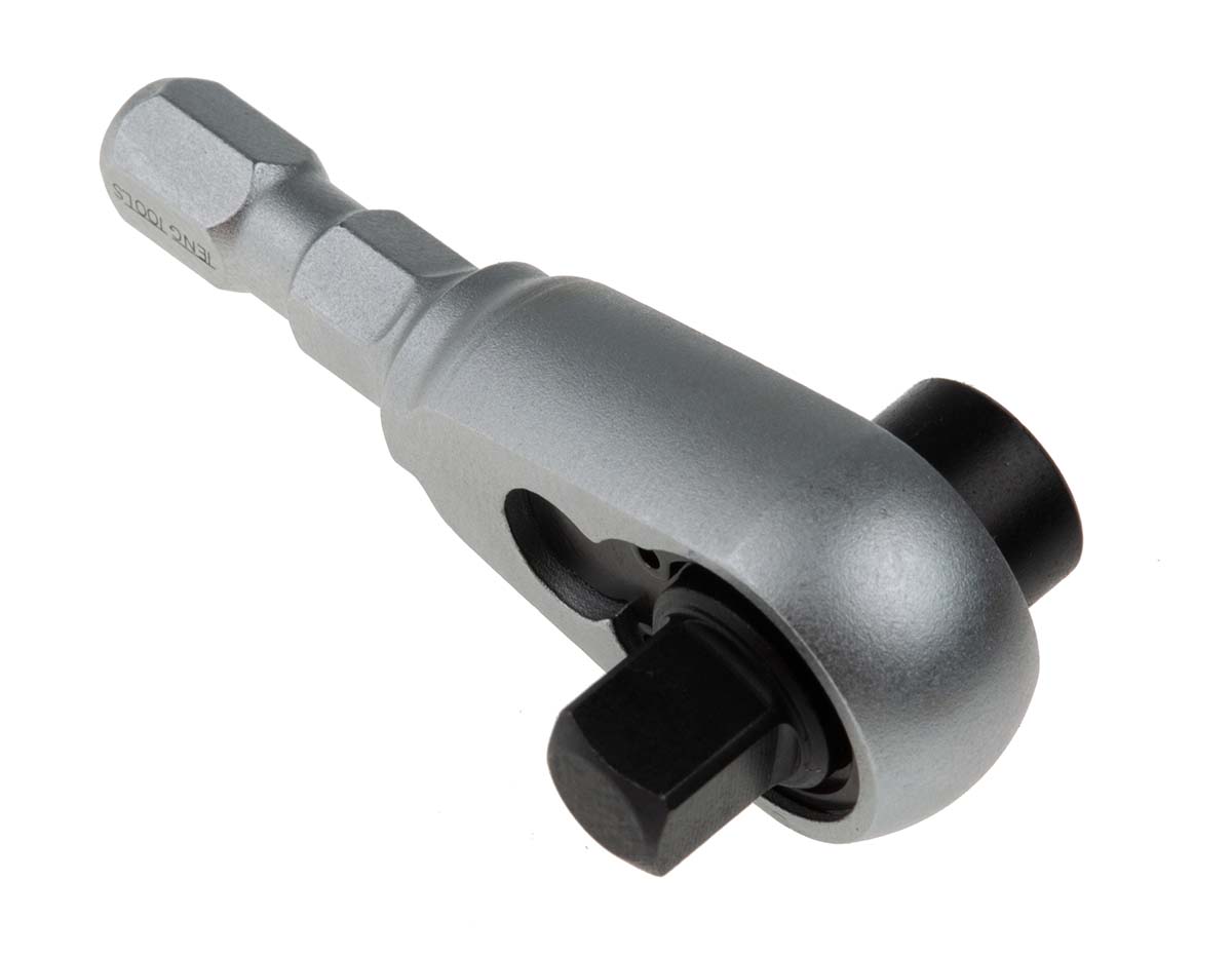 rha14 Teng Tools Ratchet Ratchet Head, 6.35 mm Insert, 1/4 in, Chrome Finish