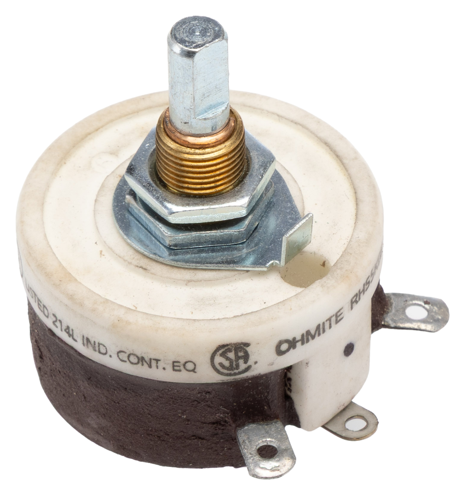 Arcol Ohmite 25 W 5 kΩ Linear Rheostat 0.07A, RHS5K0E