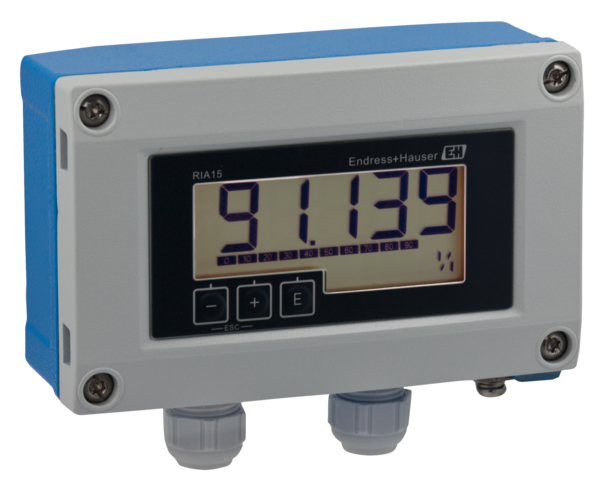 Endress+Hauser RIA15 LCD Multi-Function Panel Meters for HART Signal, Current,  45 mm  x 92 mm