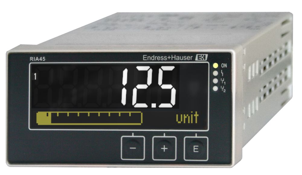 ria45-b1a1 Endress+Hauser RIA45 LCD Multi-Function Panel Meters for Current, Temperature, Voltage, Resistance,  92 mm  x 45 mm