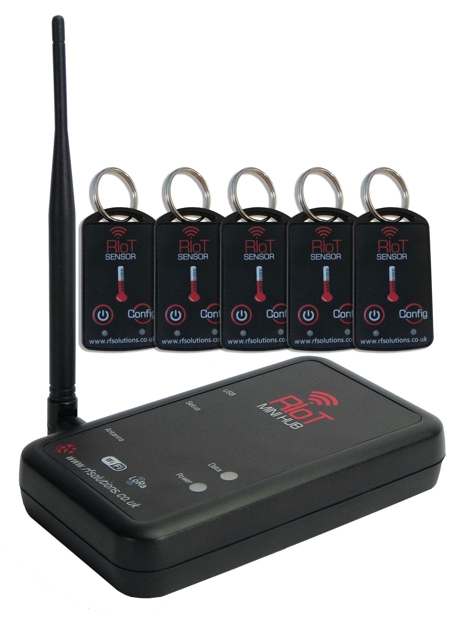 RF Solutions Remote Control Base Station RIOT-SYSTEMP-8S5, Transceiver, 868 MHz, FM