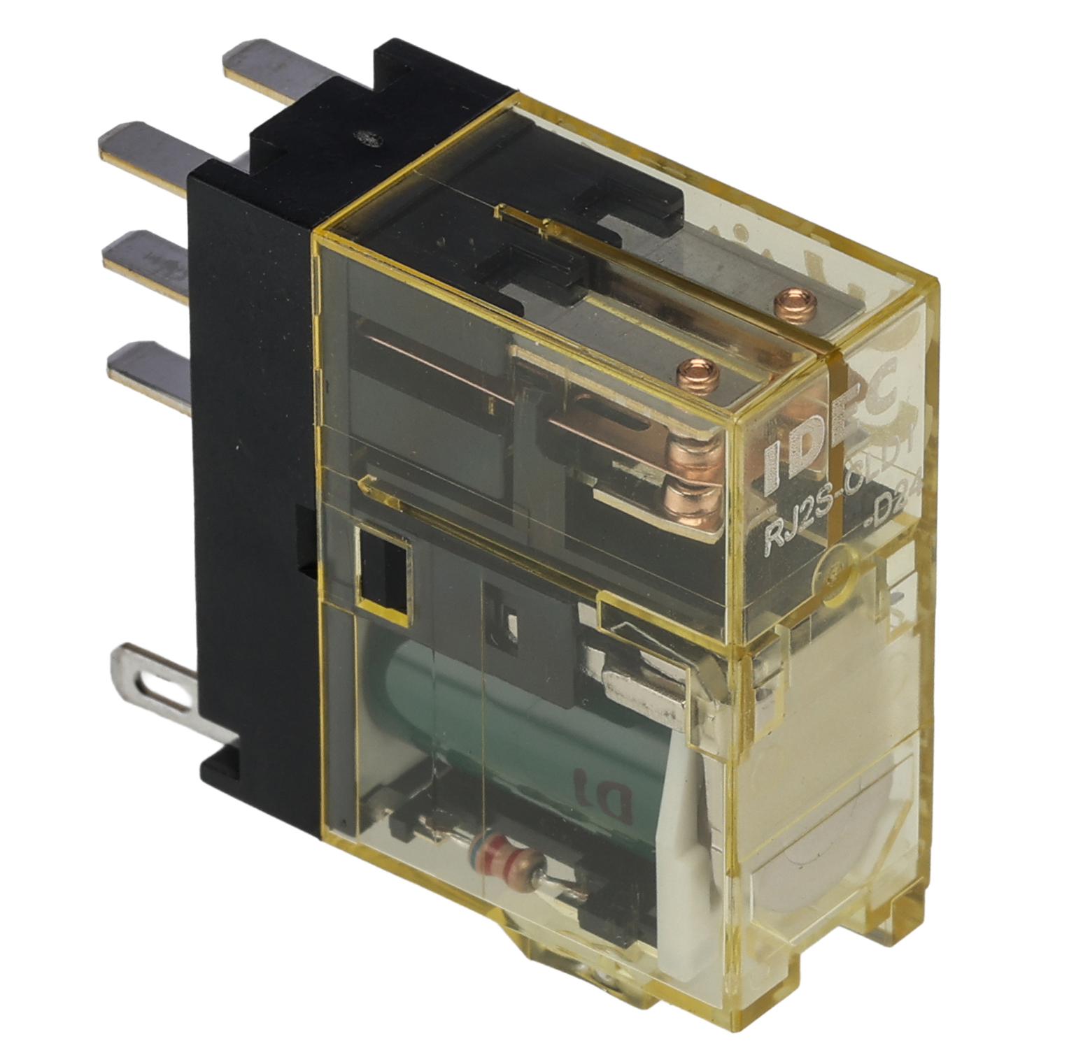 Idec Power Relay, 24V dc Coil, 12A Switching Current, DPDT