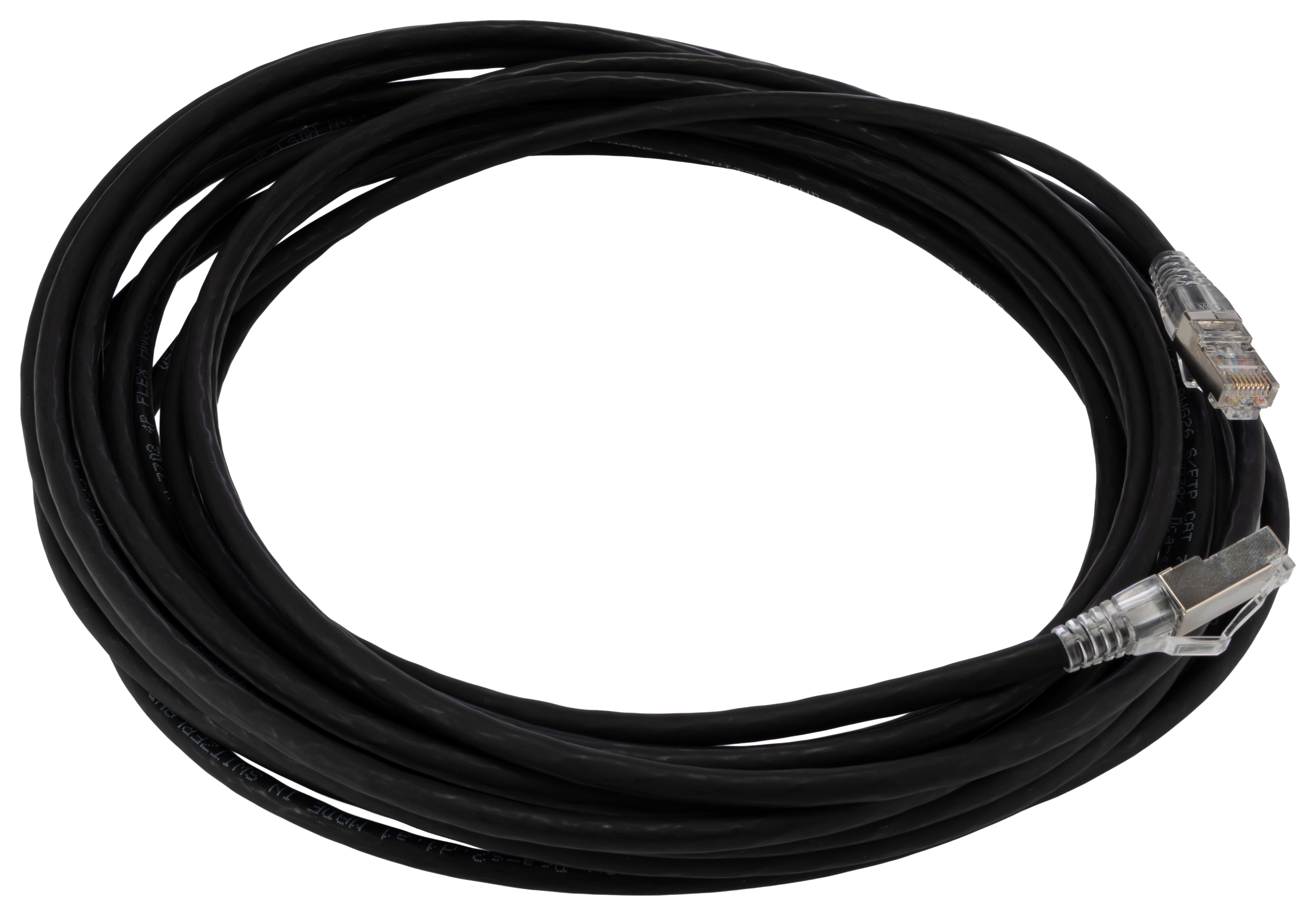 HellermannTyton Connectivity RJ45, 7 m Cat6a Ethernet Cable, Black, S/FTP Low Smoke Zero Halogen Sheath