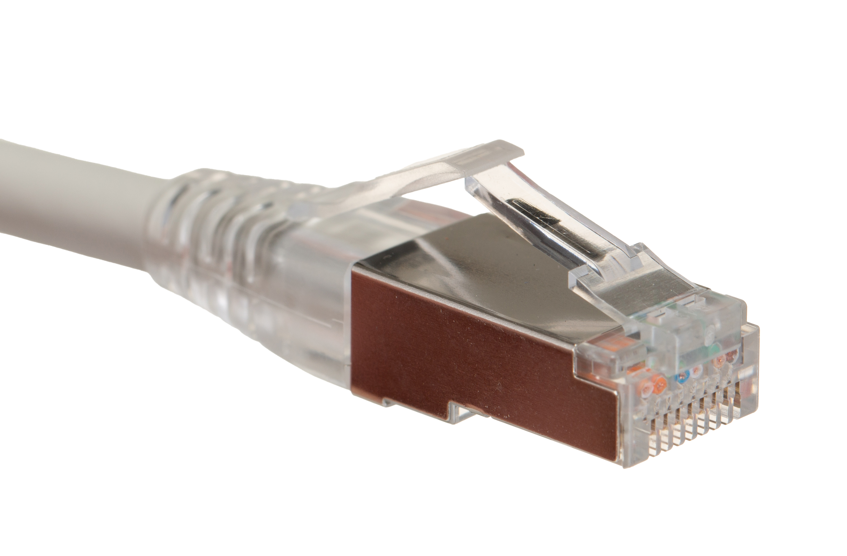 rj45c6agy-100m HellermannTyton Connectivity Category 6A, 10 m Cat6a Ethernet Cable, Grey Straight to Male Straight Male, Shielded Low