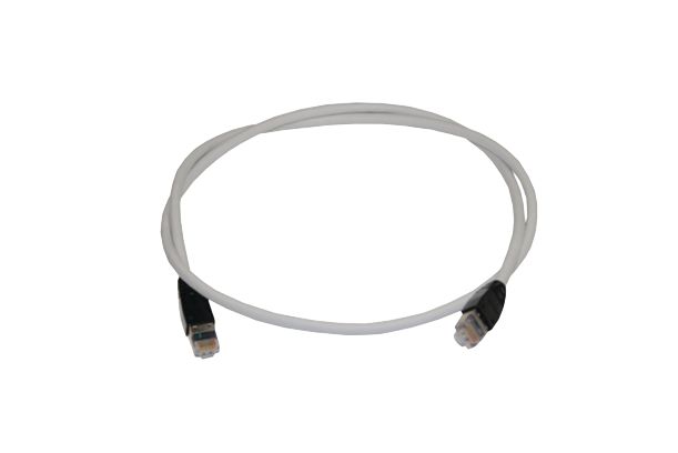 HellermannTyton Connectivity Category 6A, 3 m Cat6a Ethernet Cable, Grey Straight to Male Straight Male, Shielded Low