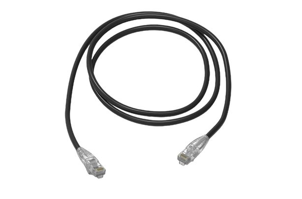 HellermannTyton Connectivity, 2 m Cat6 Ethernet Cable, Black RJ45 to, Unshielded Low Smoke Zero Halogen Sheath