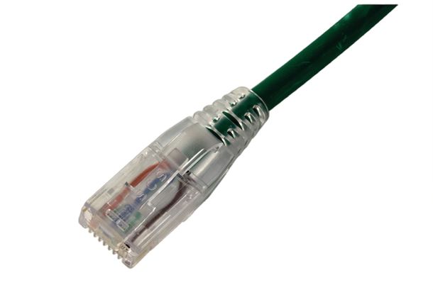HellermannTyton Connectivity, 2 m Cat6 Ethernet Cable, Green RJ45 to, Unshielded Low Smoke Zero Halogen Sheath