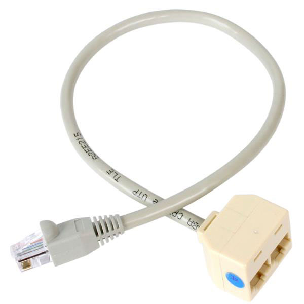 StarTech.com RJ45 Series 1 Port RJ45 Unshielded T-Adapter, Cat5e