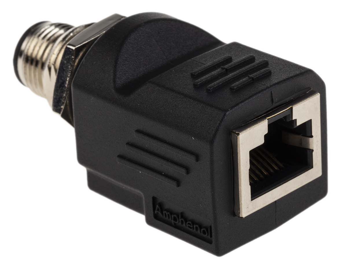 Amphenol Industrial Straight Circular Connector Adapter 1 Female 1 Male