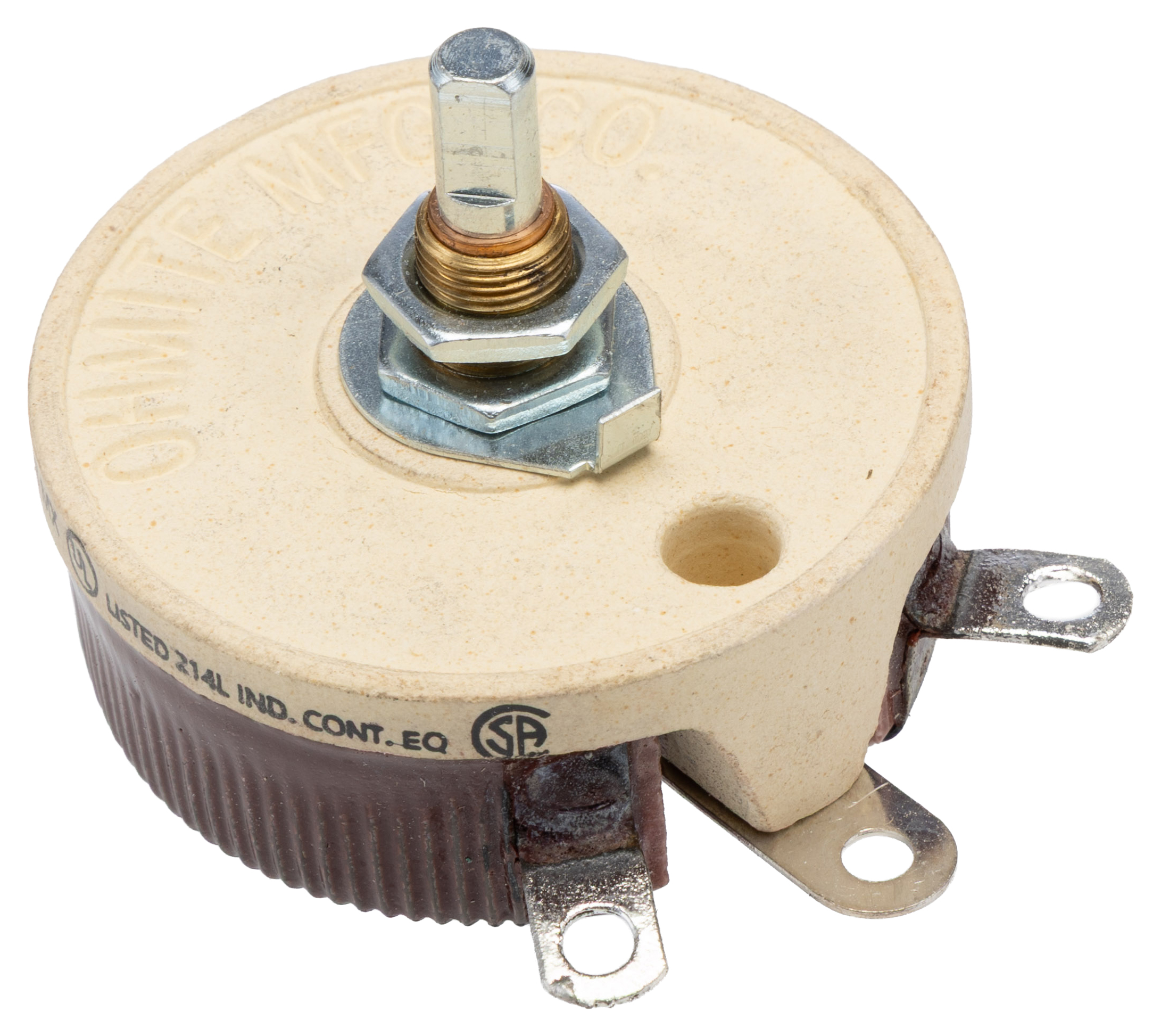 Arcol Ohmite 50 W 12 Ω Linear Rheostat 2.04A, RJS12RE