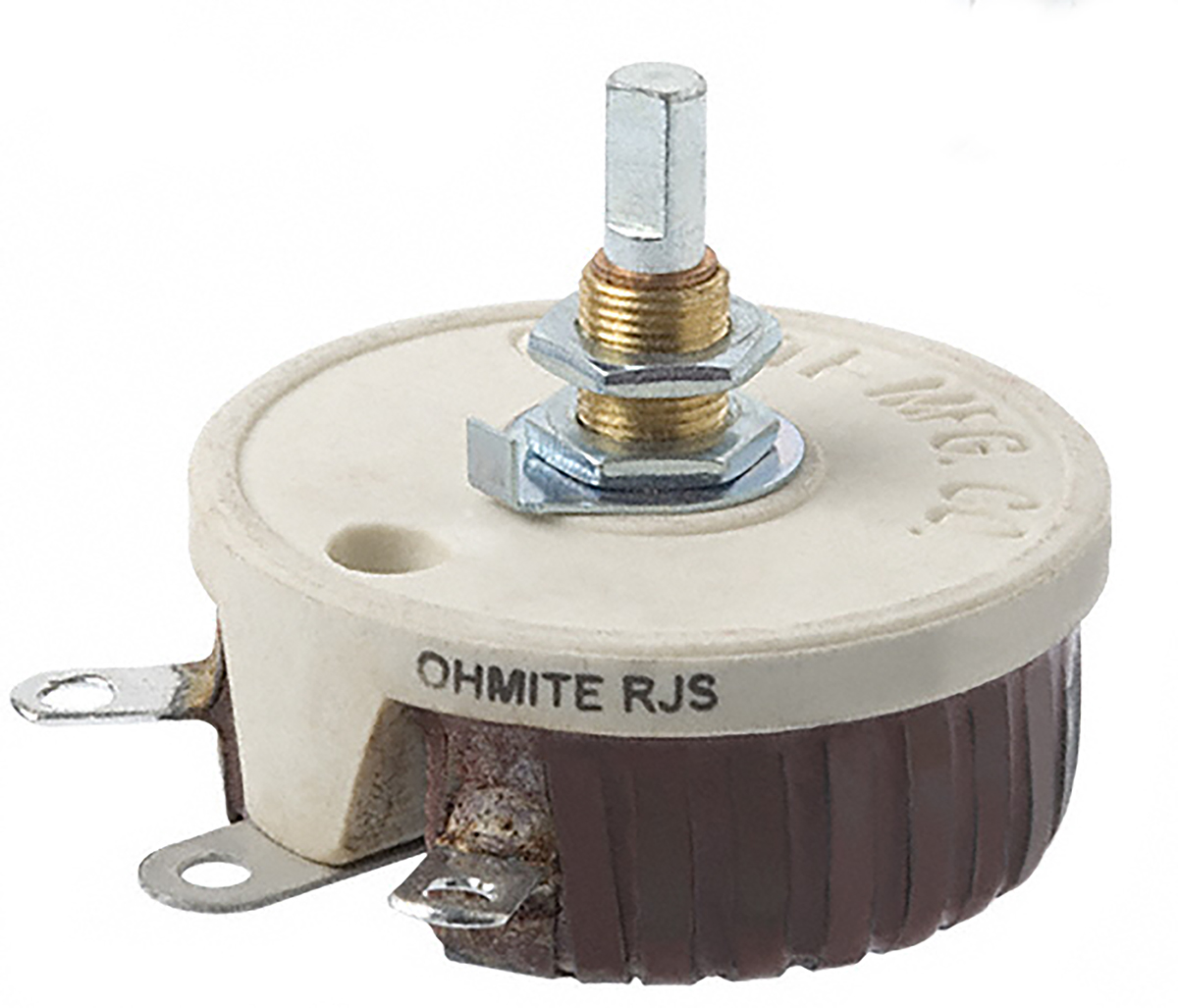 Arcol Ohmite 50 W 500 Ω Linear Rheostat 0.316A, RJS500E