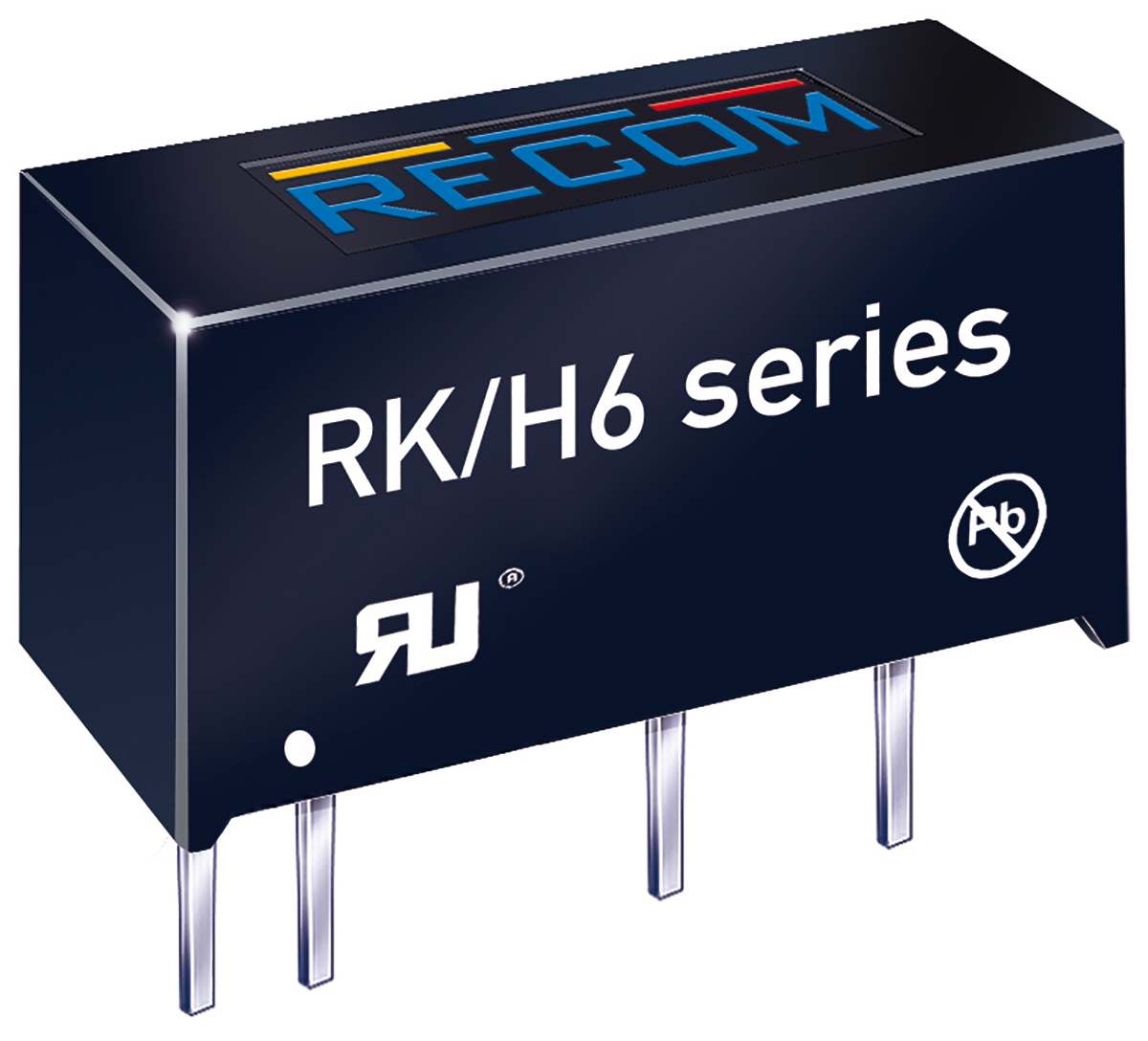 Recom RK DC/DC Converter, 12V dc/ 84 mA, 26.4V dc Input, 21.6V Input 1 W, Through Hole, 90 °C Max Temp -40 °C Min Temp,