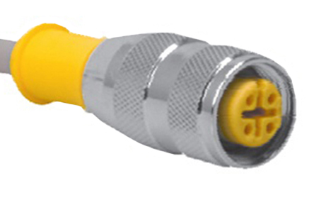 Turck Female 3 way M12 to Sensor Actuator Cable, 4 m
