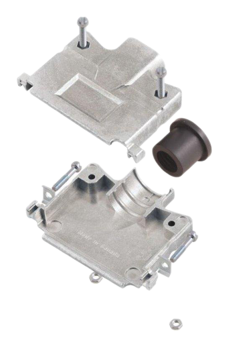 Cinch Zinc Alloy Straight D-Sub Backshell, 25 Way
