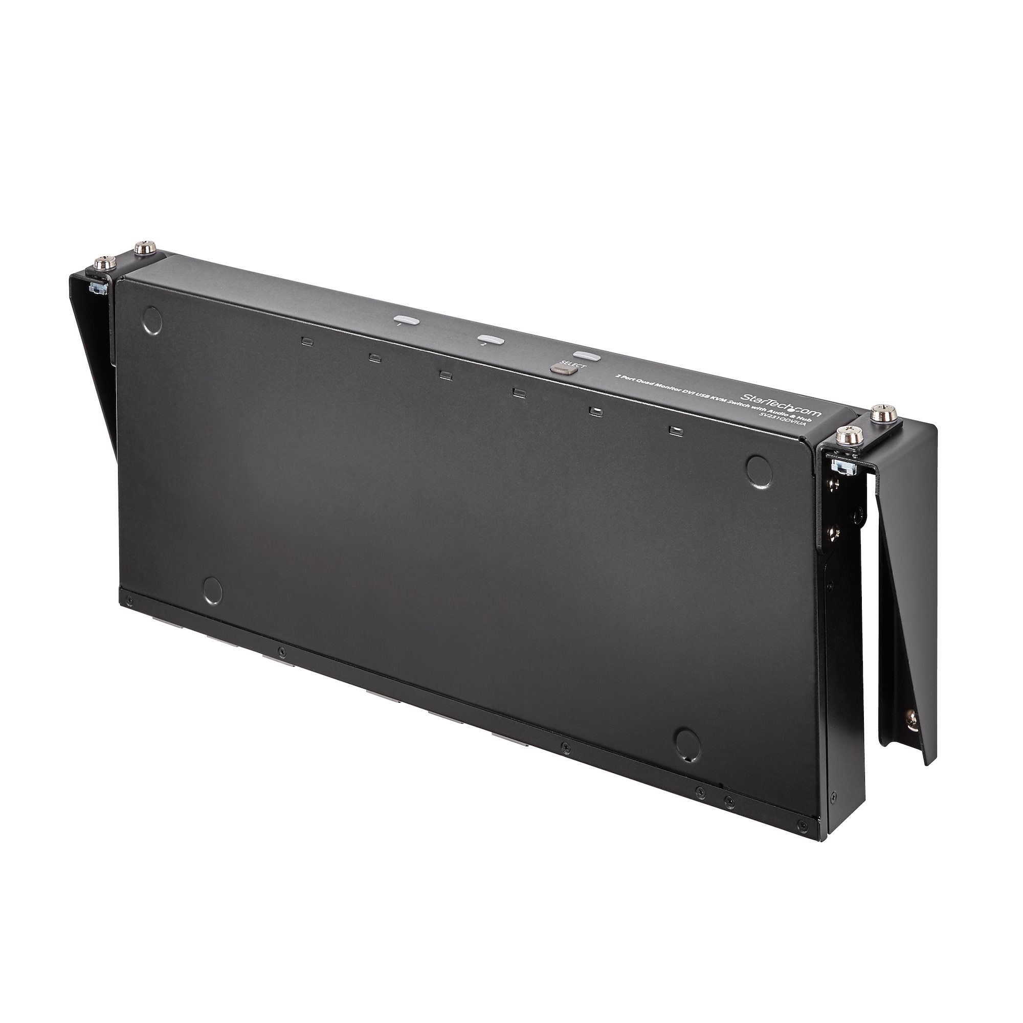 rk119wallv StarTech.com Black 1 U Steel Server Rack , with 4 Post Frame, 5.9 in, 59 mm Height 19.8 in