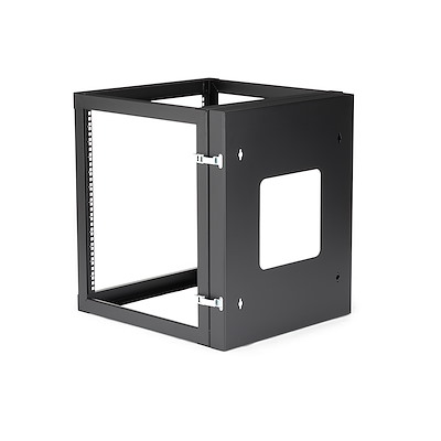 rk1219walloh StarTech.com RK1219 Series Black 12 U Steel Server Rack , with 2 Post Frame, 50.2 mm, 647 mm Height 647 mm