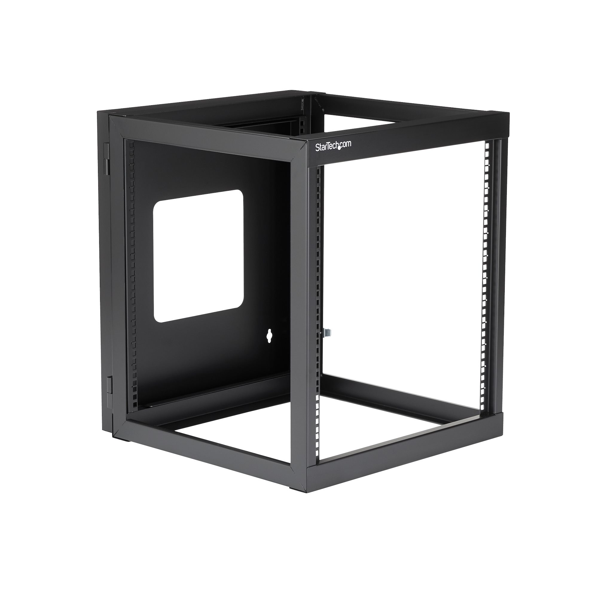 rk1219walloh StarTech.com RK1219 Series Black 12 U Steel Server Rack , with 2 Post Frame, 50.2 mm, 647 mm Height 647 mm