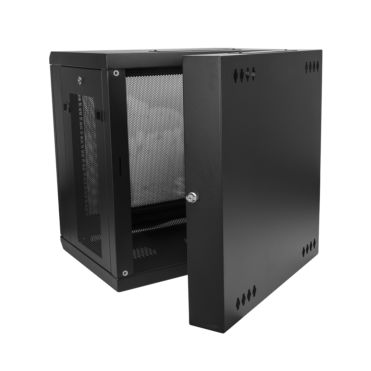 rk12walhm StarTech.com Black 12 U Steel Server Rack , with Swing Frame, 1 mm Height 48 mm