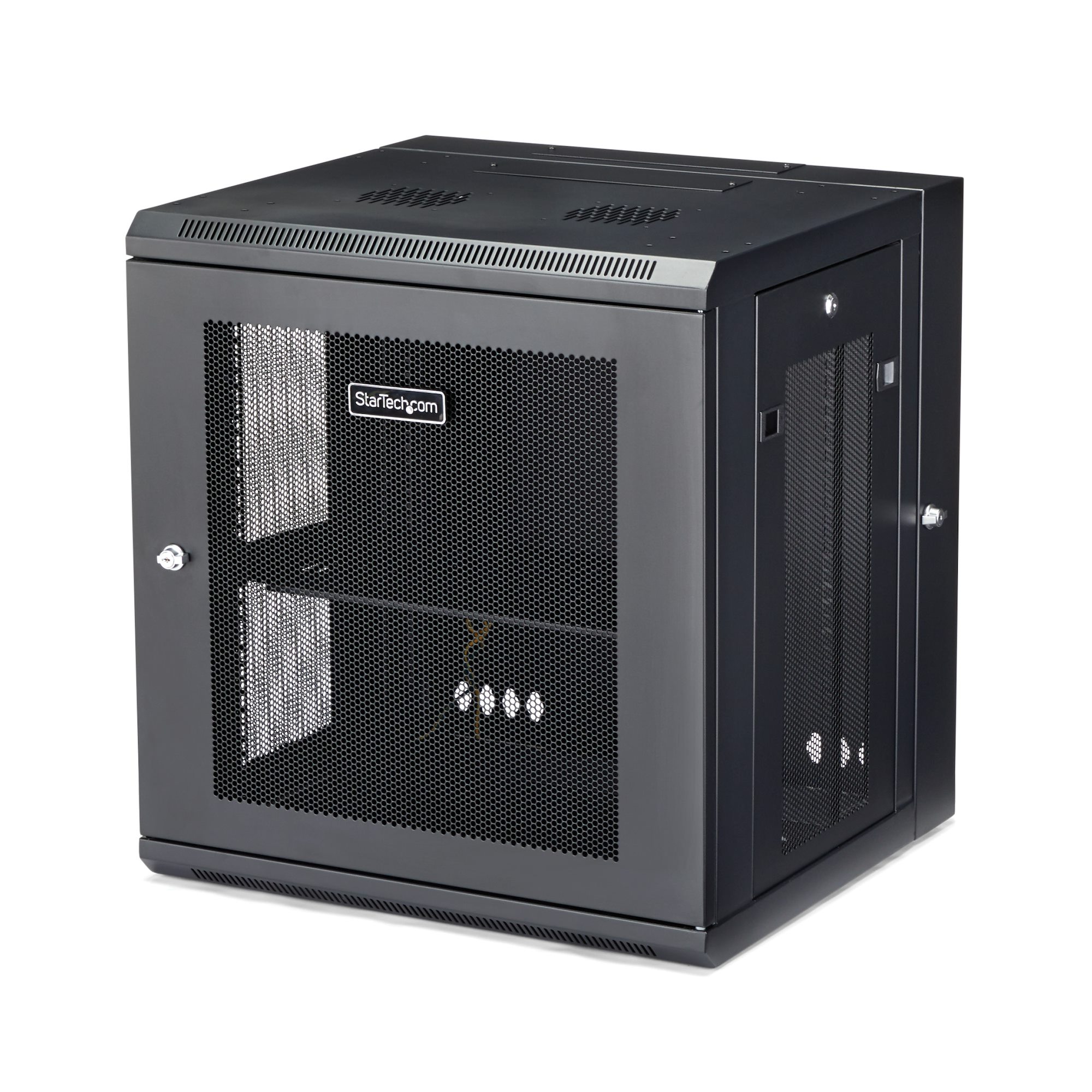 rk12walhm StarTech.com Black 12 U Steel Server Rack , with Swing Frame, 1 mm Height 48 mm