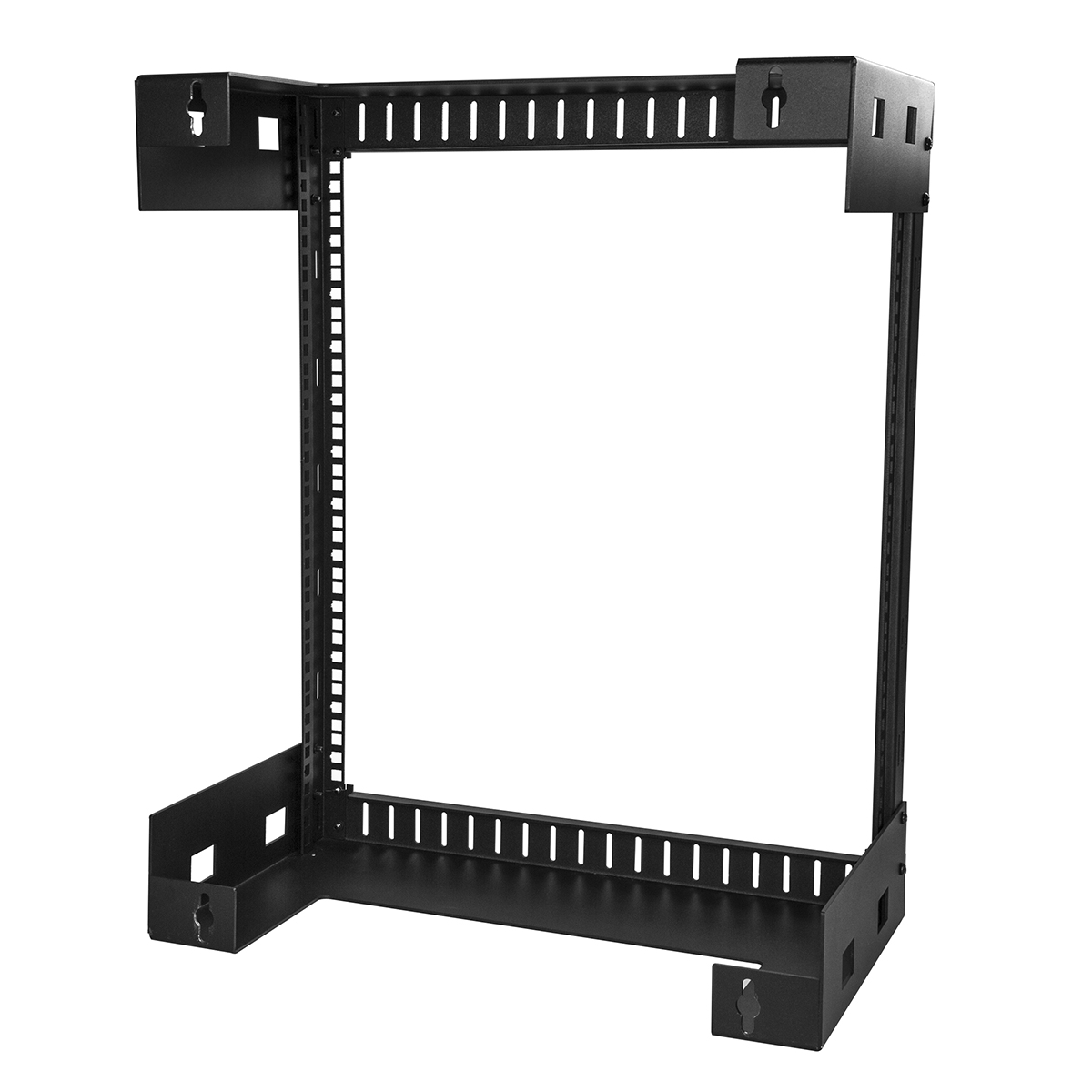 rk12wallo StarTech.com RK12WALL Series Black 12 U Steel Server Rack , with 2 Post Frame, 30.5 mm, 641 mm Height 641 mm