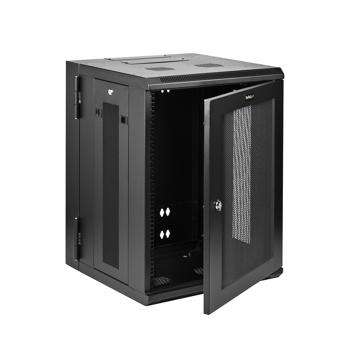 rk1520walhm StarTech.com Black 15 U Steel Server Rack , with Swing Frame, 1 mm Height 48 mm