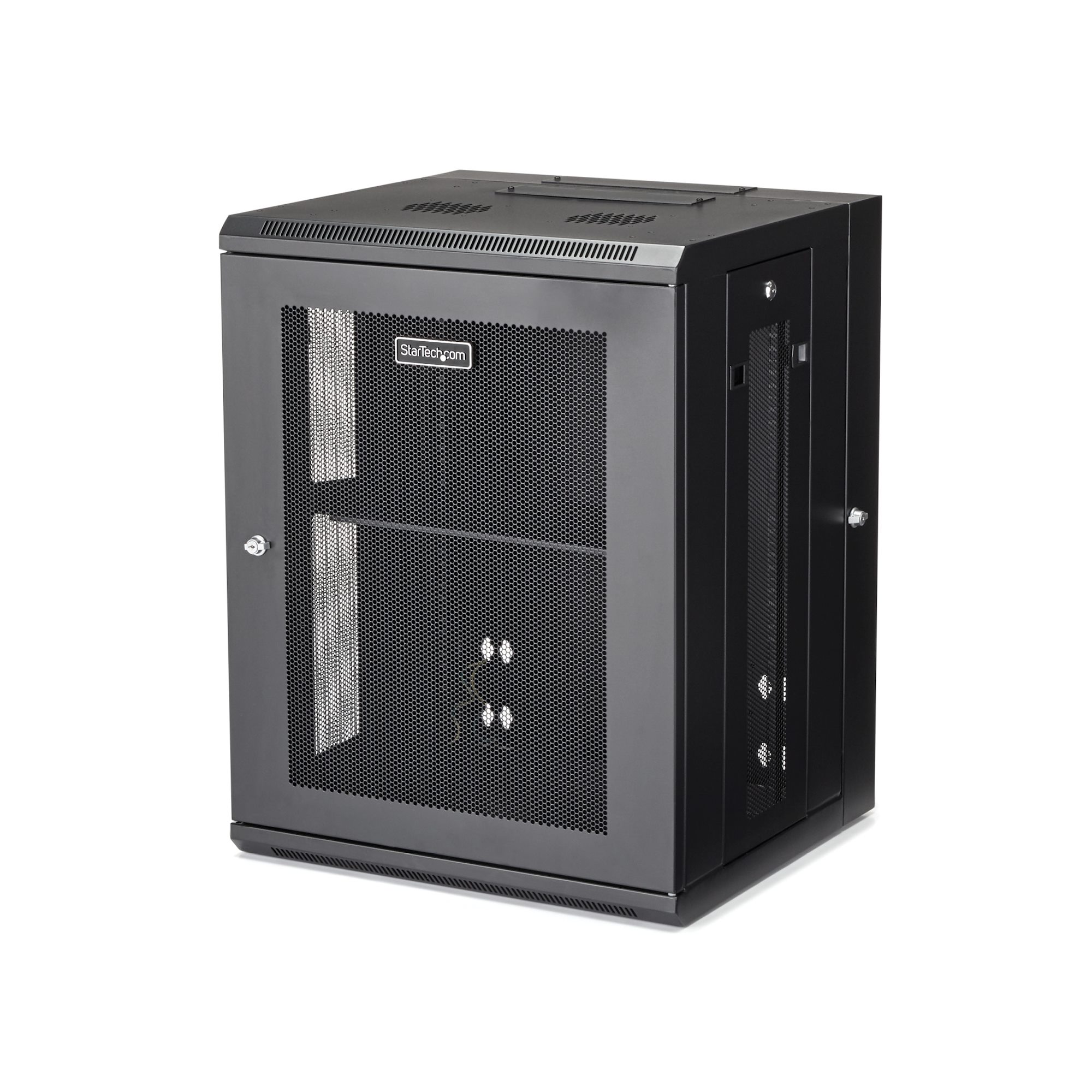 rk1520walhm StarTech.com Black 15 U Steel Server Rack , with Swing Frame, 1 mm Height 48 mm